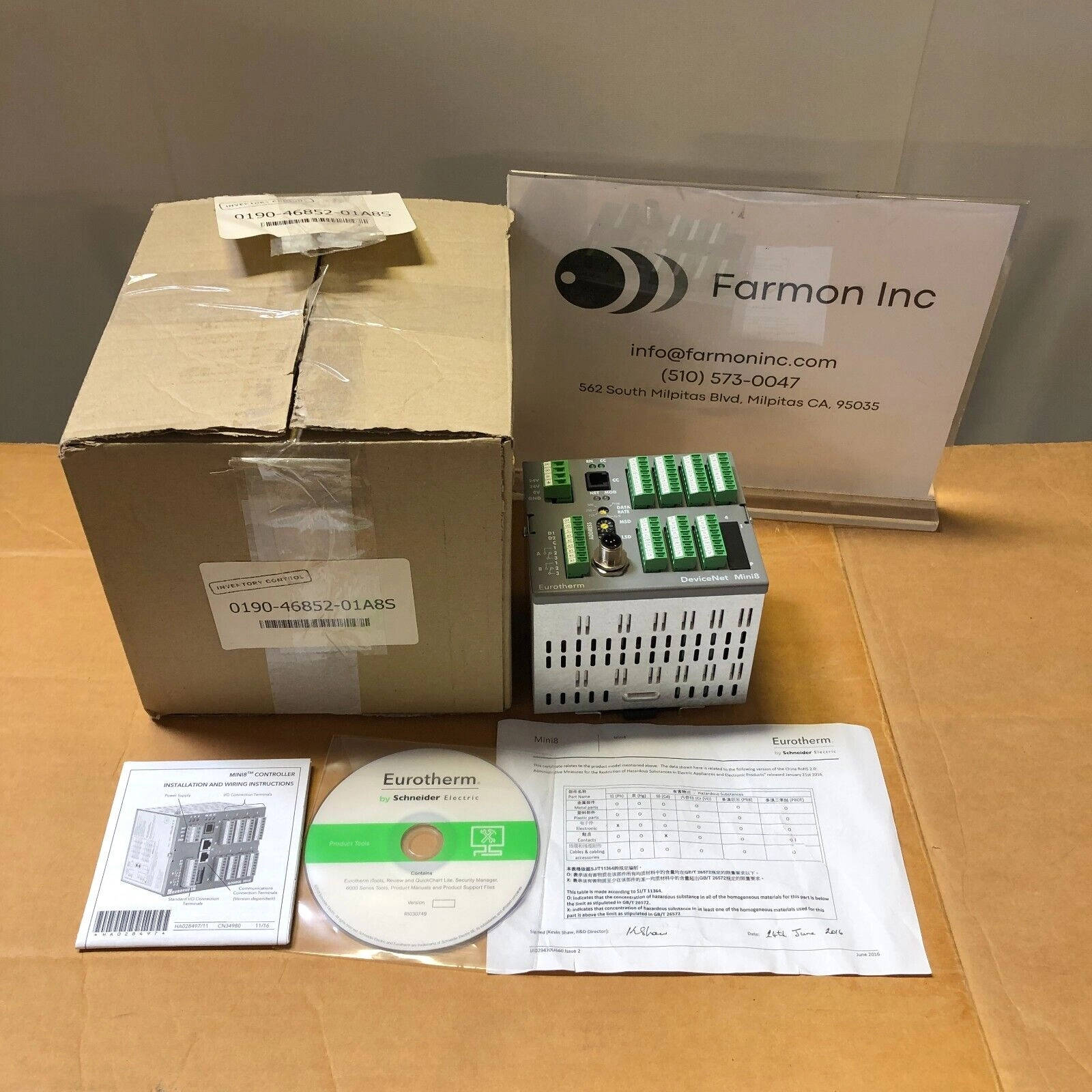 AMAT 0190-46852 TEMP CONTROLLER  SEMISIG, 165027