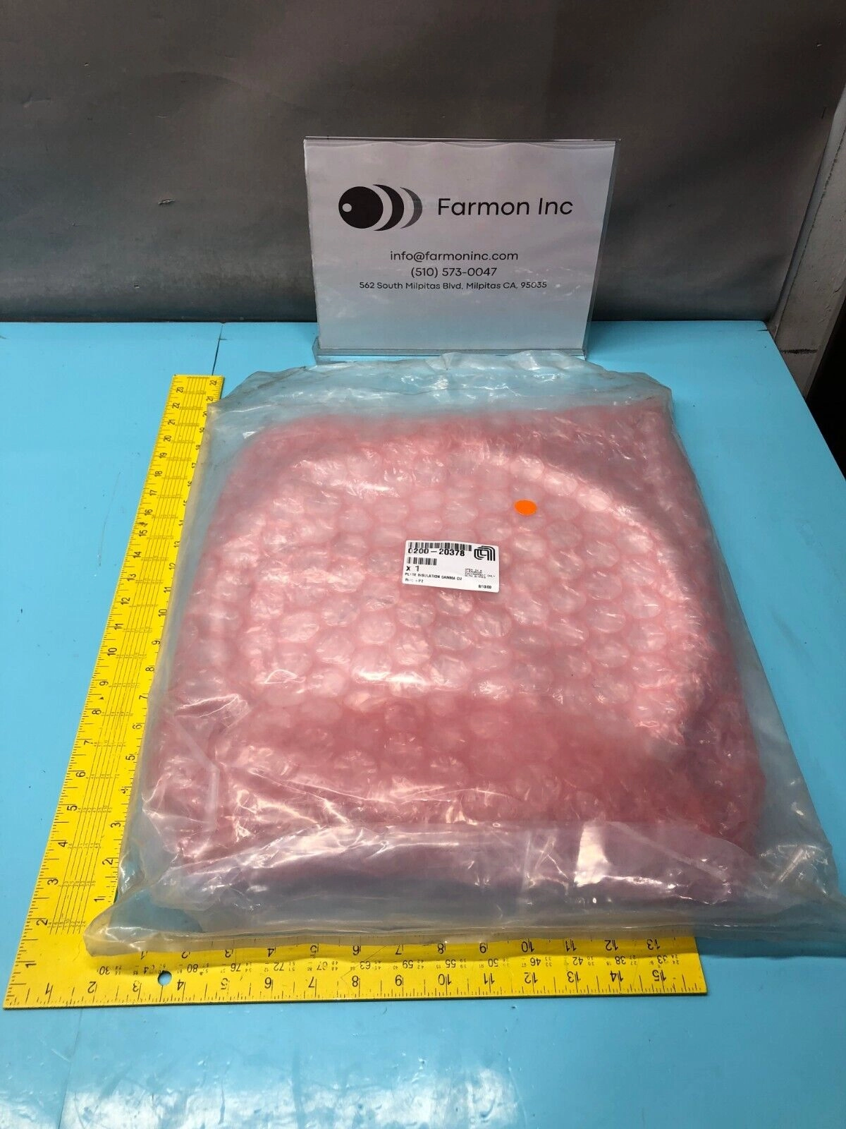 AMAT 0200-20378 PLATE INSULATION GAMMA CU, 147510