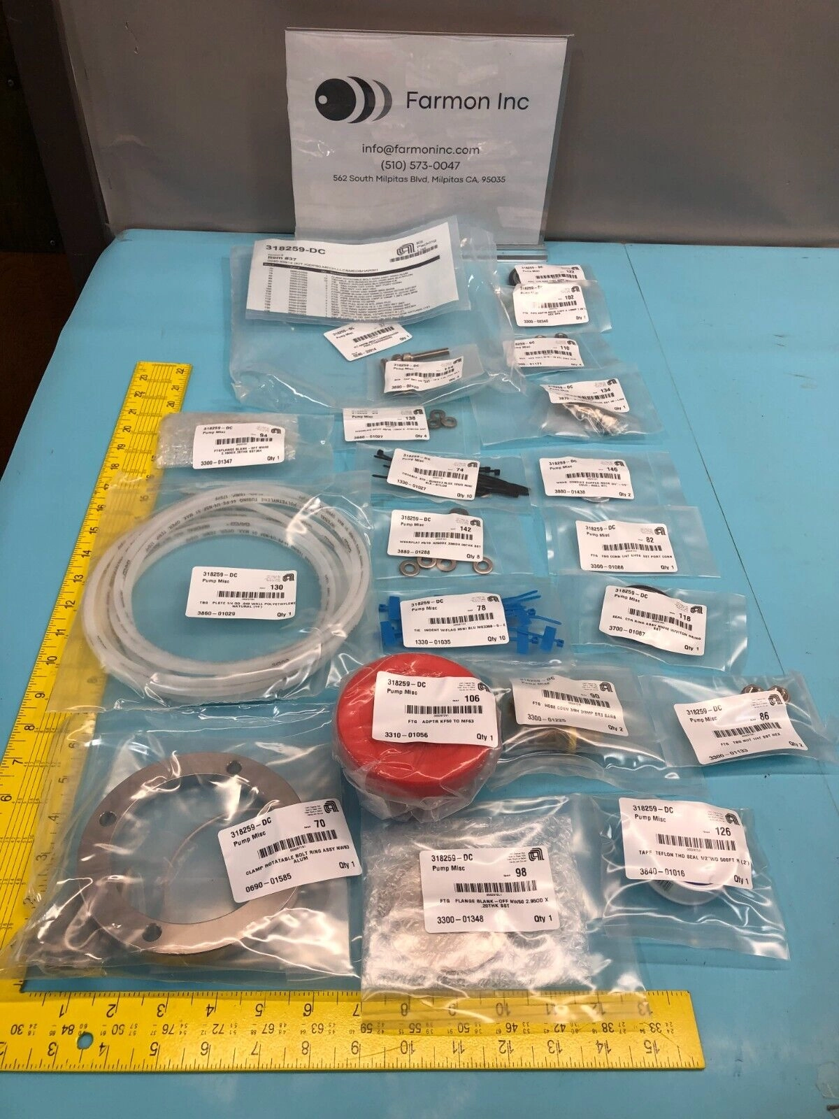 AMAT 0240-33914 Kit, IQDP80, Mech, LLC & Med & Harsh, 0690-01585, 158626