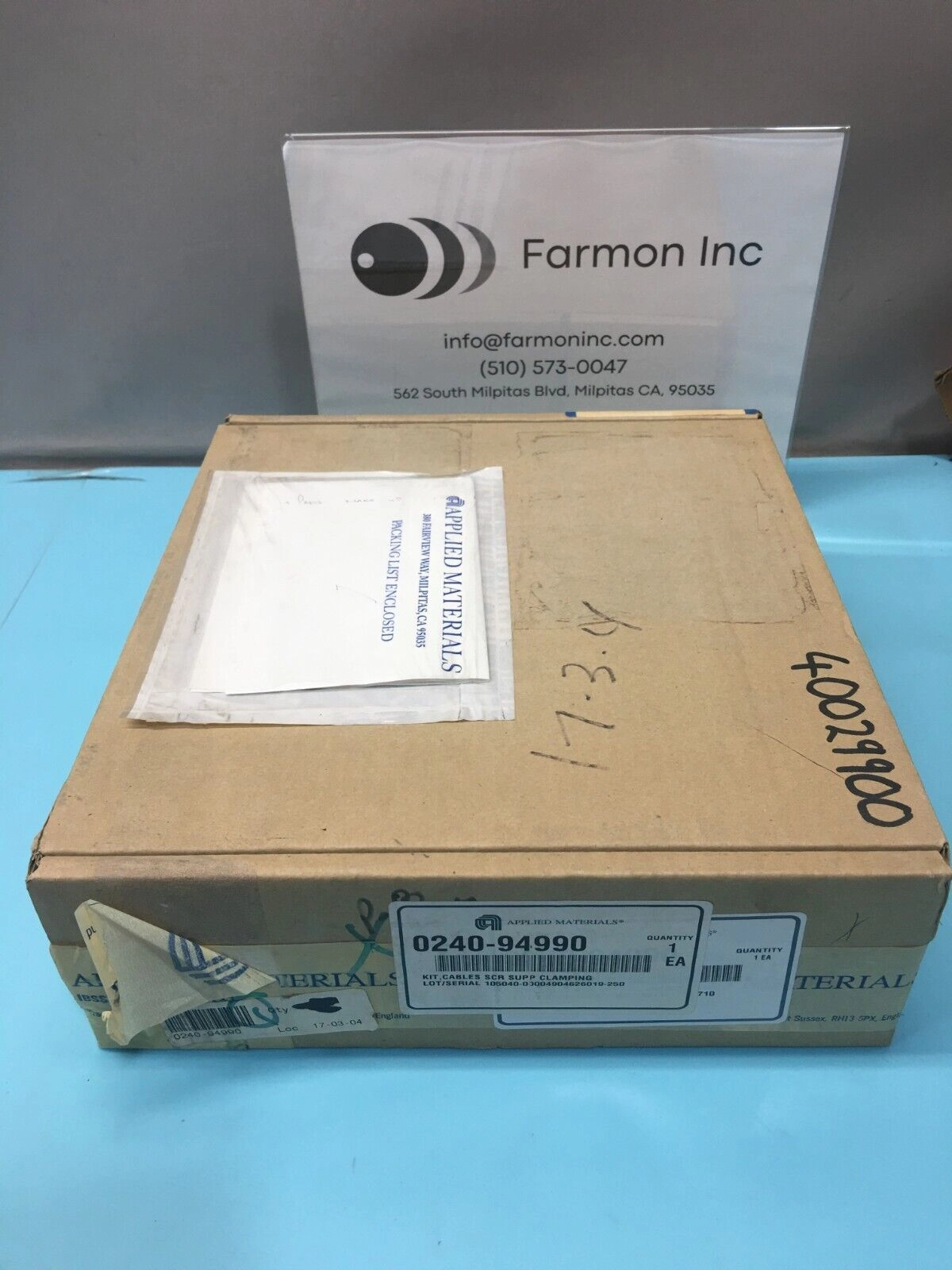 AMAT 0240-94990 KIT, CABLES SCR SUPP CLAMPING, 0150-92408, 0150-92802, 160173