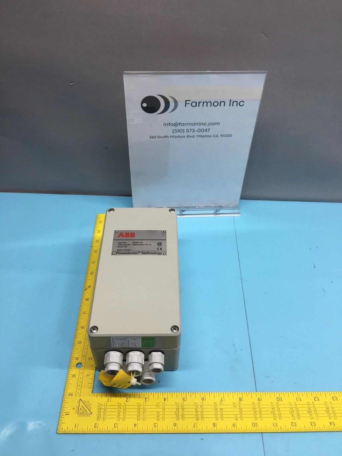 AMAT 0500-00022 Load Cell Control Unit, ABB PFRA 101 Pressductor, 126296