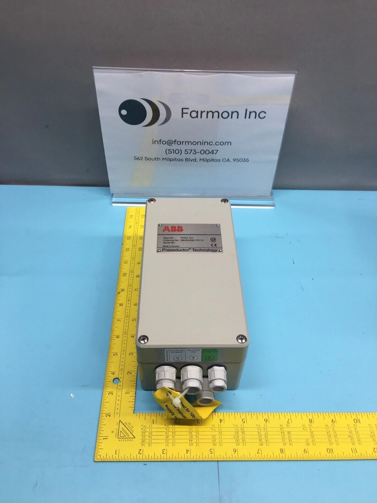 AMAT 0500-00022 Load Cell Control Unit, ABB PFRA 101 Pressductor, 126297