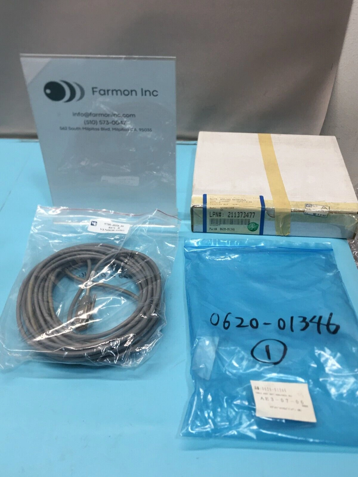 AMAT 0620-01346 CABLE ASSY, 30FT, HS80/SECS, AE3-07-06, 179143