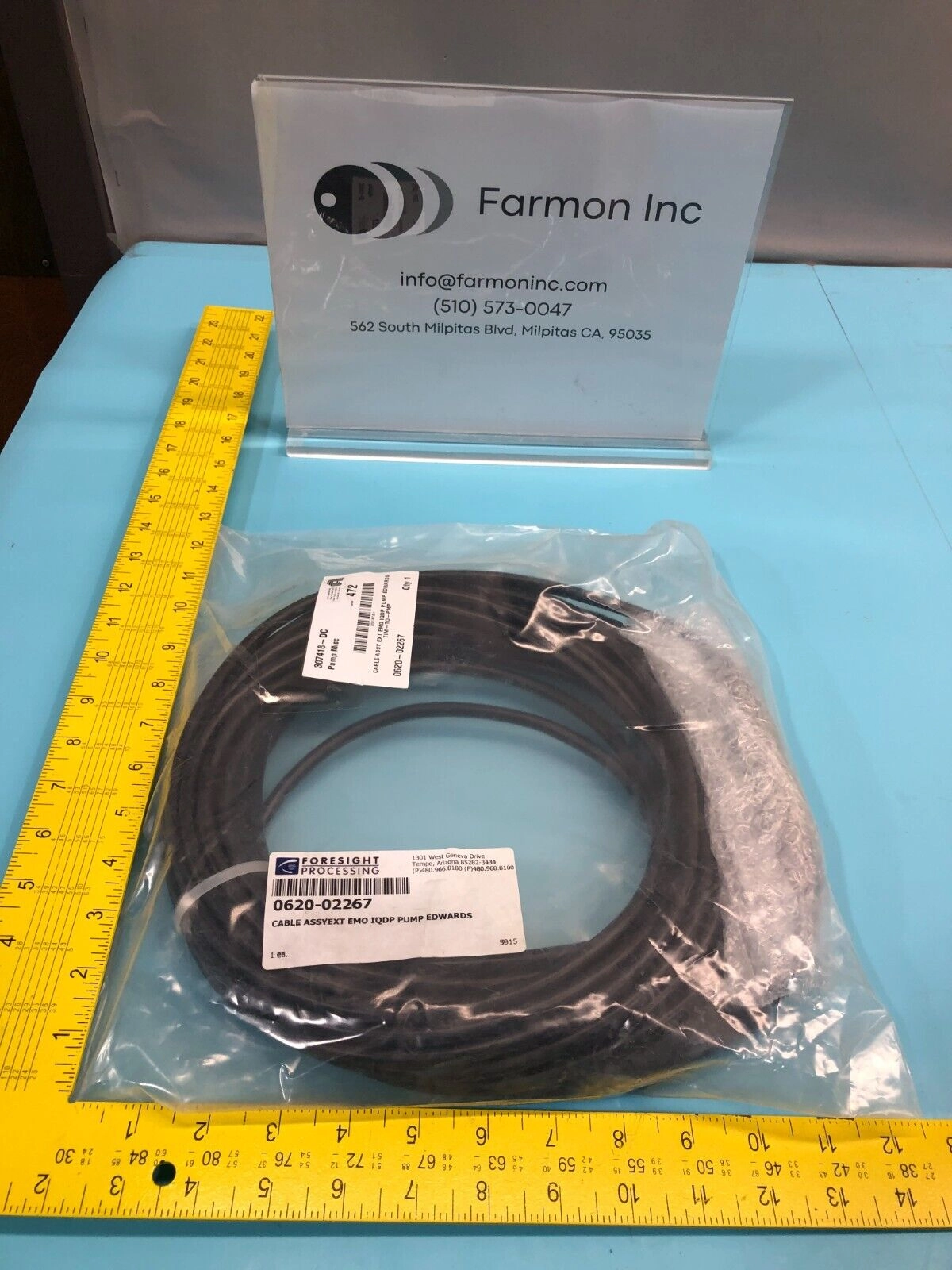 AMAT 0620-02267 CABLE , ASSY, EXT, EMO, IQDP, PUMP, EDWARDS TIM-TO-PMP, 154234