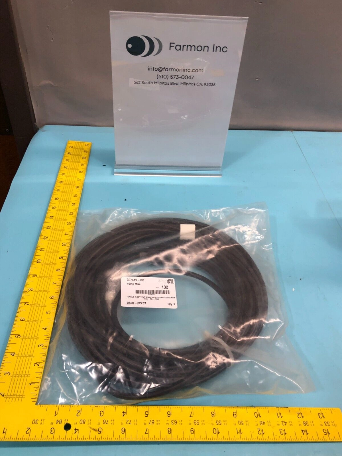 AMAT 0620-02267 CABLE , ASSY, EXT, EMO, IQDP, PUMP, EDWARDS TIM-TO-PMP, 161685