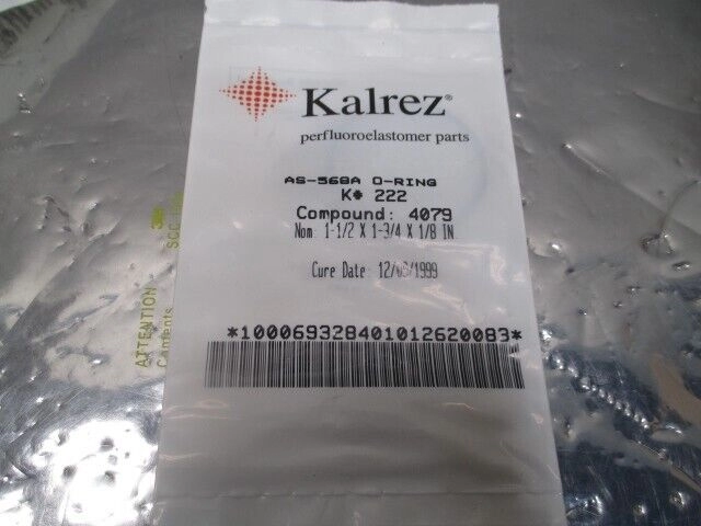 AMAT 3700-02160 O-RING Kalrez AS-568A  #222, 4079, 2-222, 113047