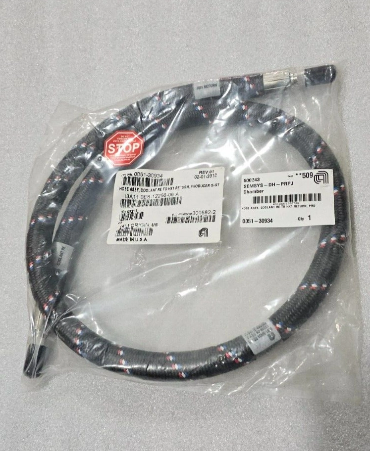 🏆 AMAT APPLIED MATERIALS 0051-30934 HOSE ASSY, COOLANT RETURN, PRODUCER G-GT