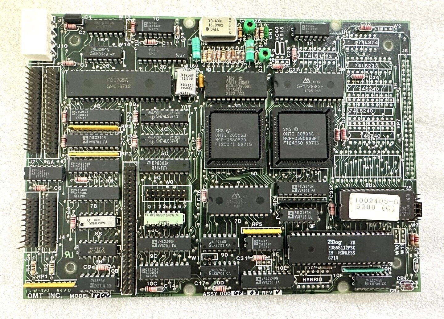 AMAT APPLIED MATERIALS 0100-09001 REV B PCB DISK CONTROL