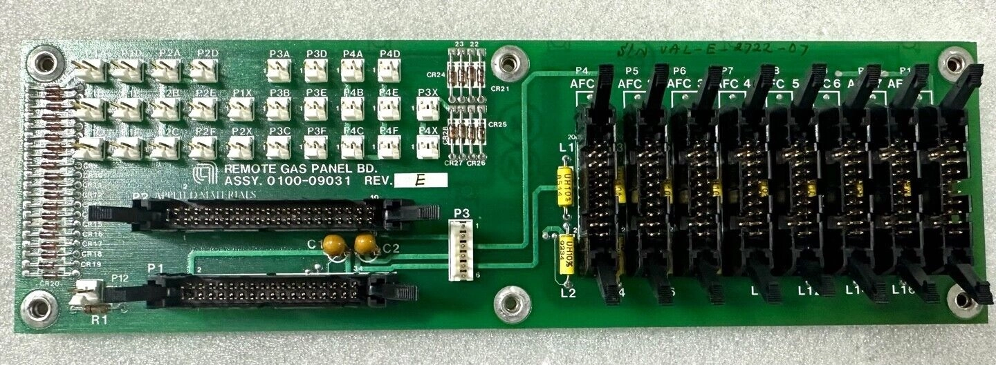 AMAT APPLIED MATERIALS 0100-09031 PCB ASSY, REMOTE GAS PANEL BD