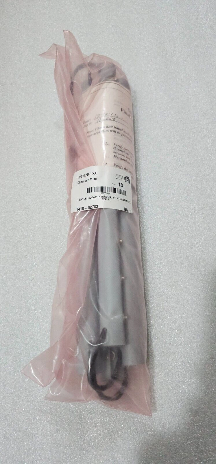 🏆 AMAT APPLIED MATERIALS 1410-02783 HEATER, C30AP INTERCON, CH C GASLINE 1