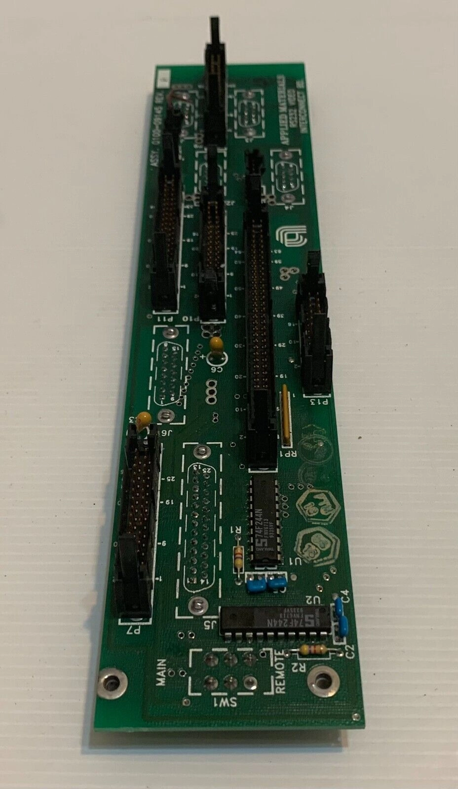 AMAT APPLIED MATERIALS PCB RS232 VIDEO INTERCONNECT BD  0100-09145 REV B BOARD