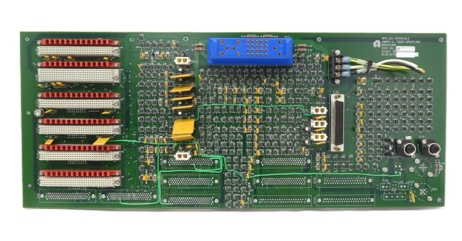 AMAT Applied Materials 0090-03241 300MM CL Tower Backplane PCB Working Surplus