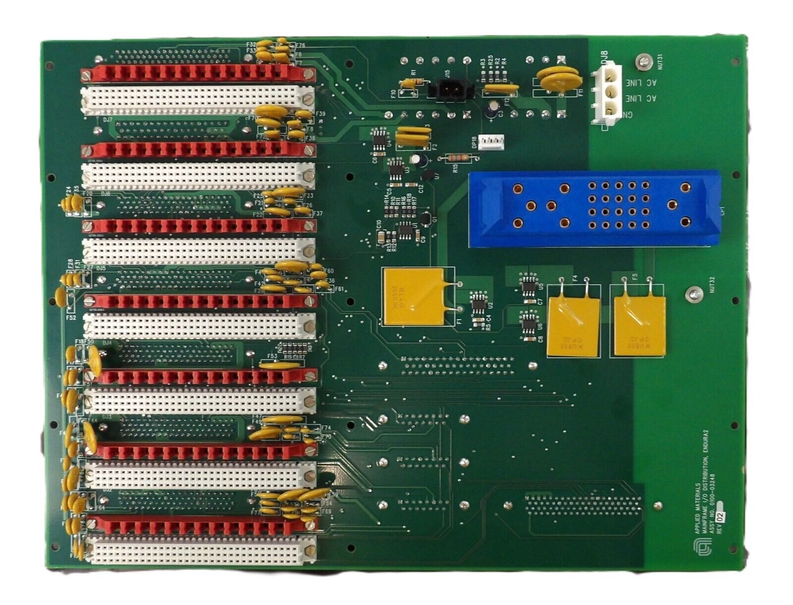 AMAT Applied Materials 0100-03248 I/O Distribution PCB Endura 2 Working Spare