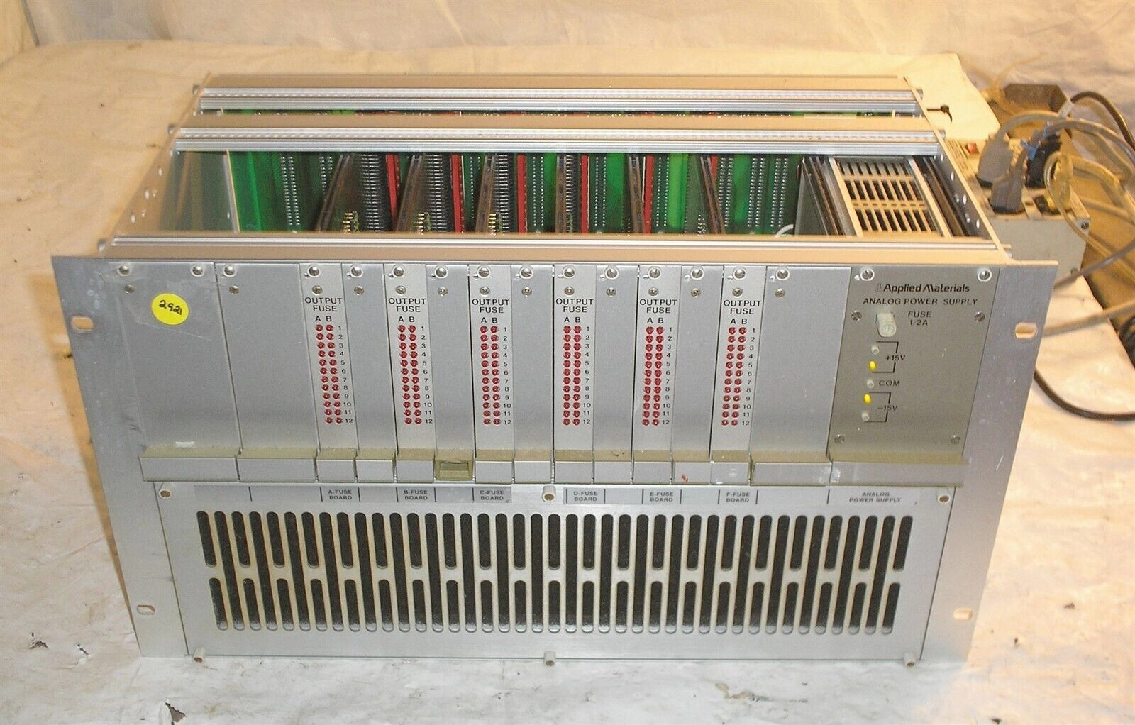 APPLIED MATERIALS 0100-00007 INTERFACE CONTROLLER w Fans & Analog Power Supply