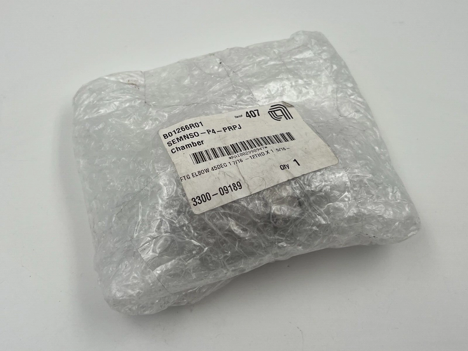 APPLIED MATERIALS 3300-09189 FTG ELBOW 45DEG 1 7/16 -12THD X 1 5/16- AMAT