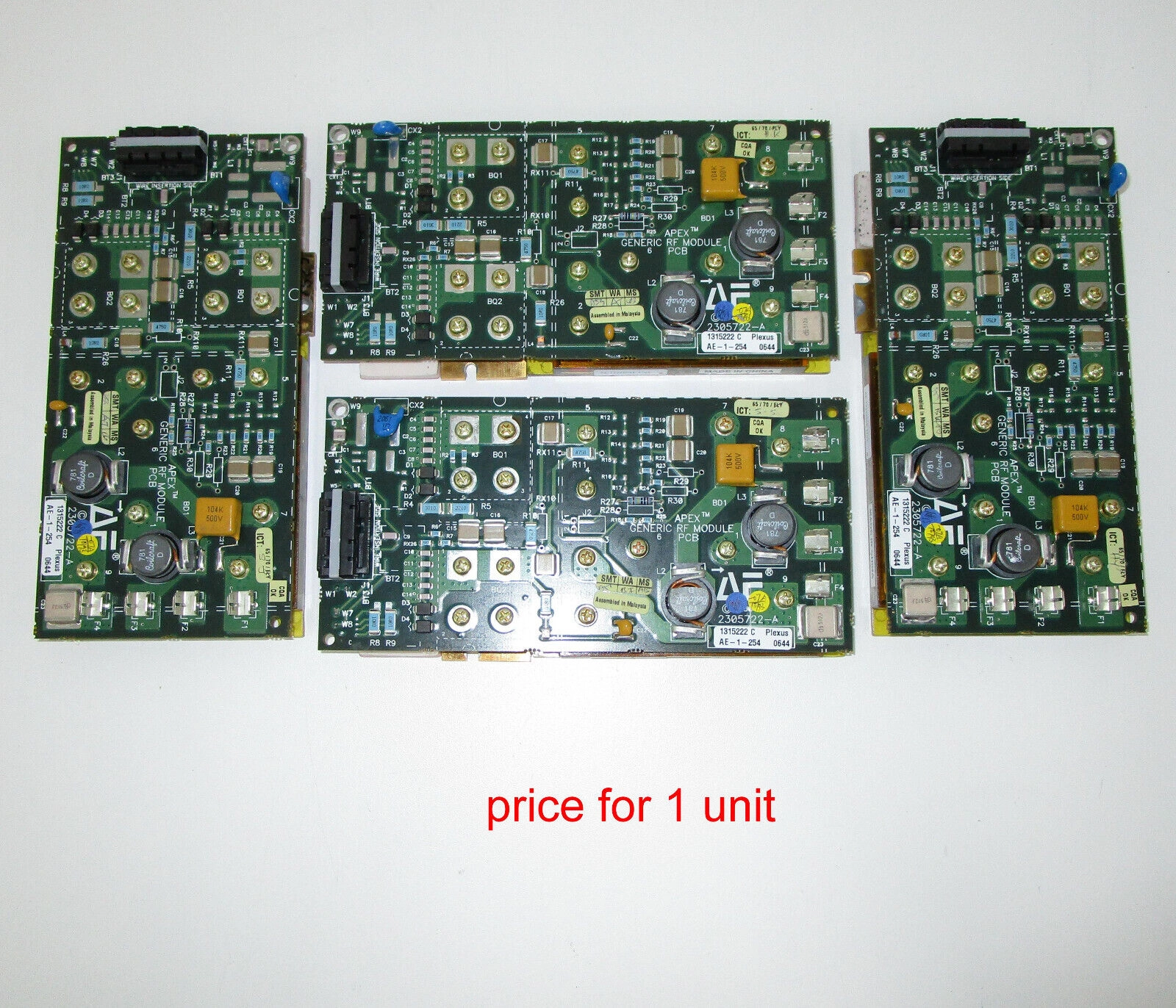 Advanced Energy APEX 1315222C AE-1-254 Generic RF module PCB & AE1335005E 4706