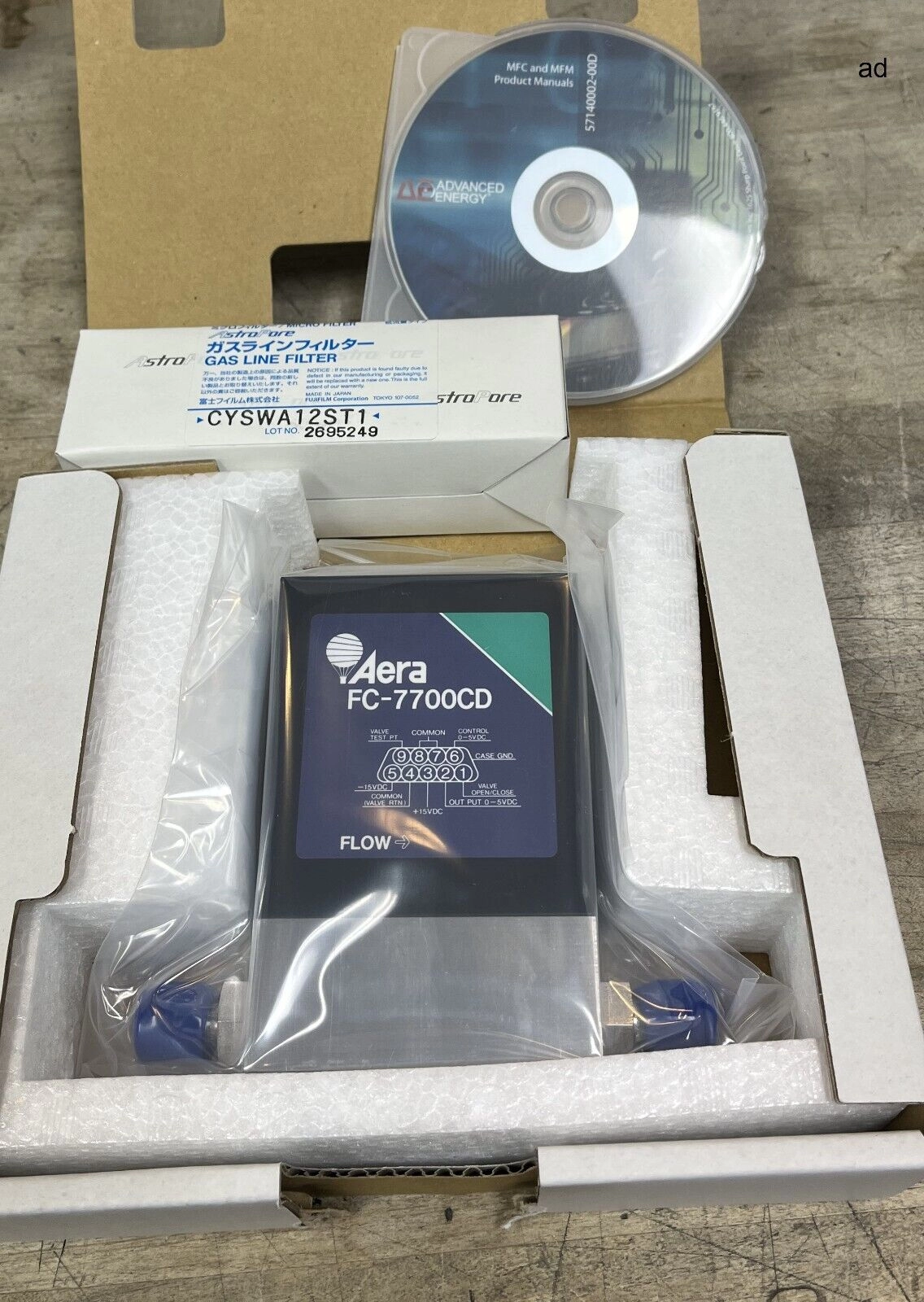 Advanced Energy EADGD15926, Mass Flow Controller (Aera FC-7700CD Filter)