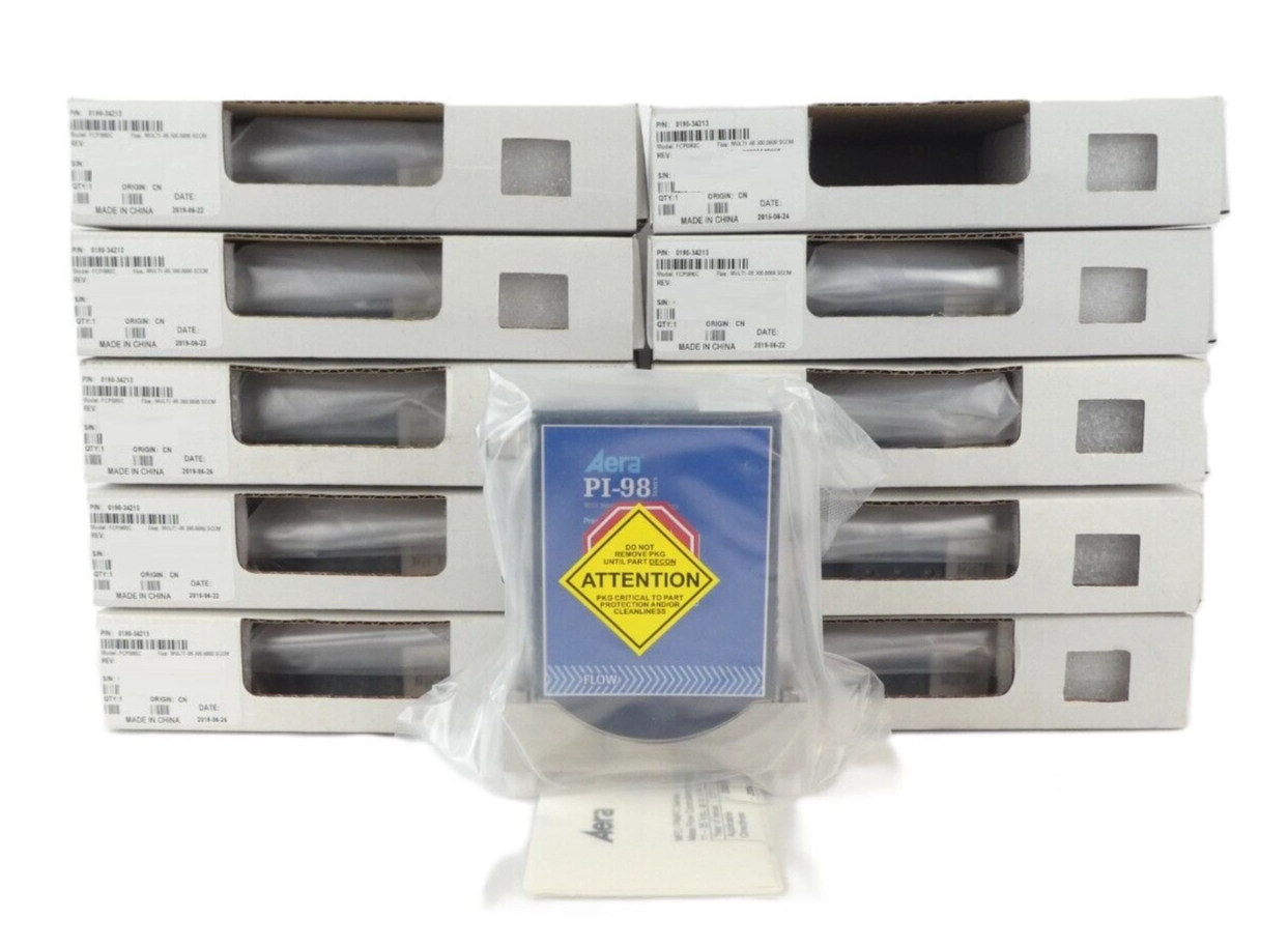 Aera FCPI980CBAXDIDJAA Mass Flow Controller MFC AMAT 0190-34213 Lot of 10 New