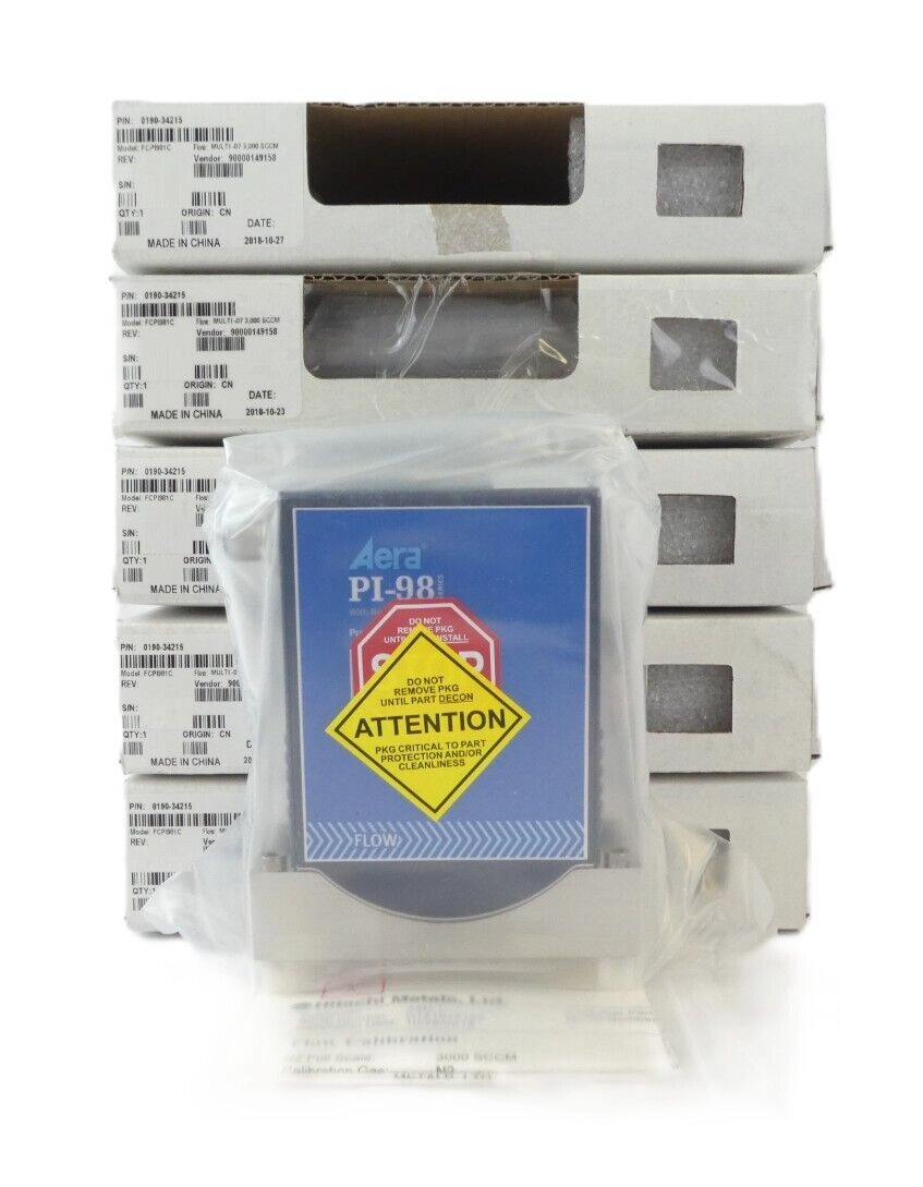 Aera FCPI981CBAXSISJAA Mass Flow Controller MFC AMAT 0190-34215 Lot of 5 New