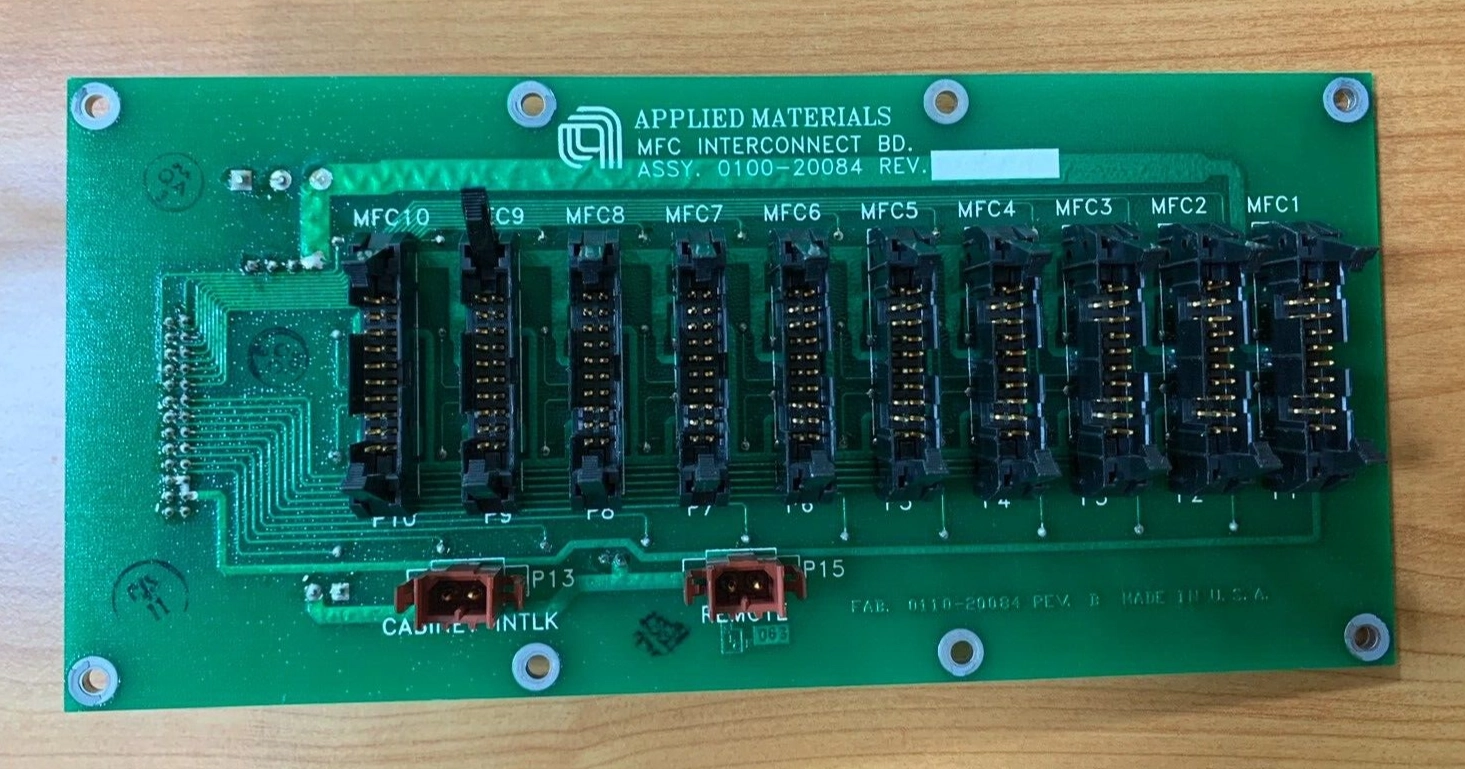 Applied Materials 0100-20084 Rev 002 MFC Interconnect Board Assembly