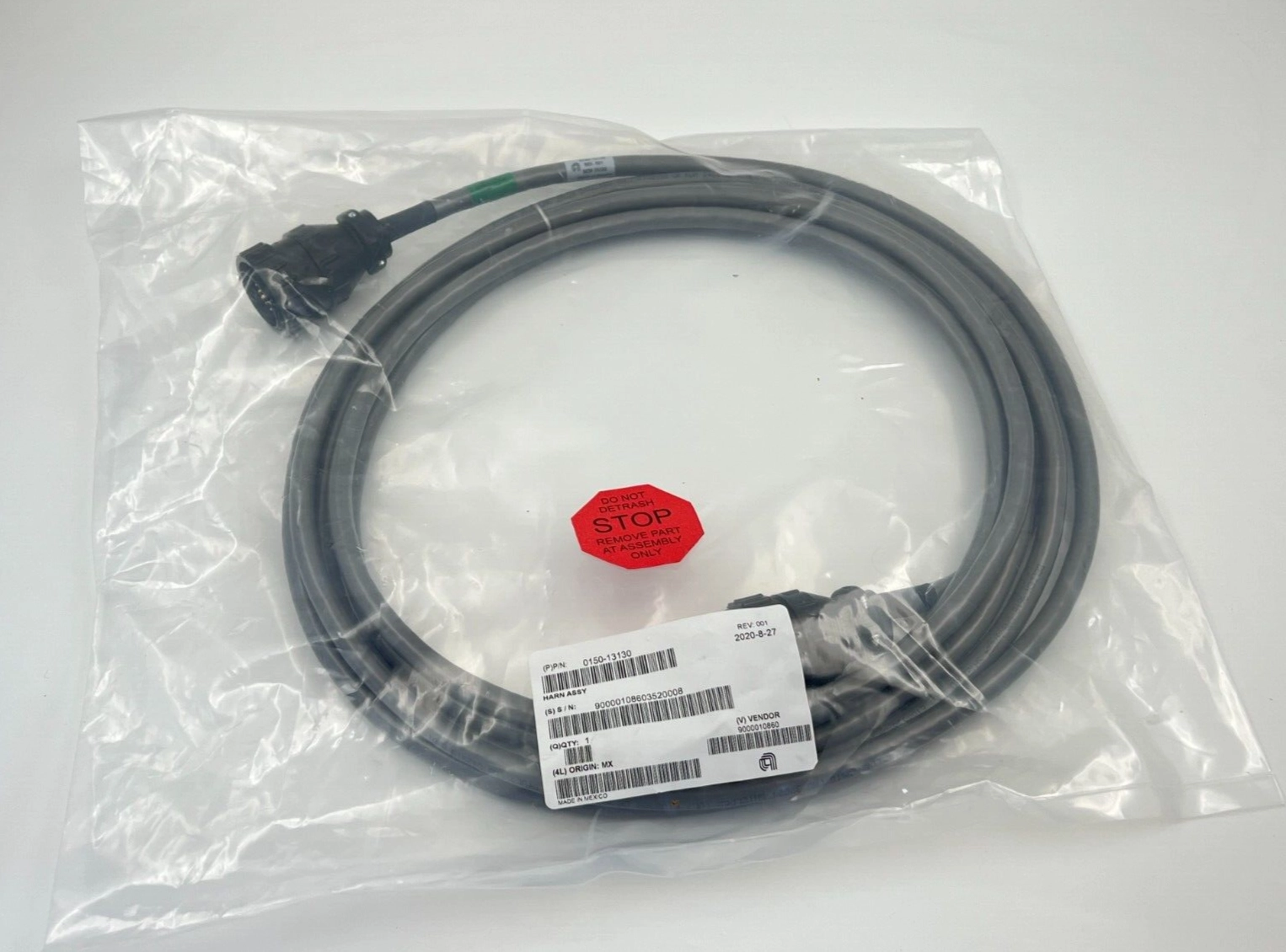 Applied Materials 0150-13130 CABLE ASSY . GEN RACK /EQUIP RACK INTLKS I AMAT