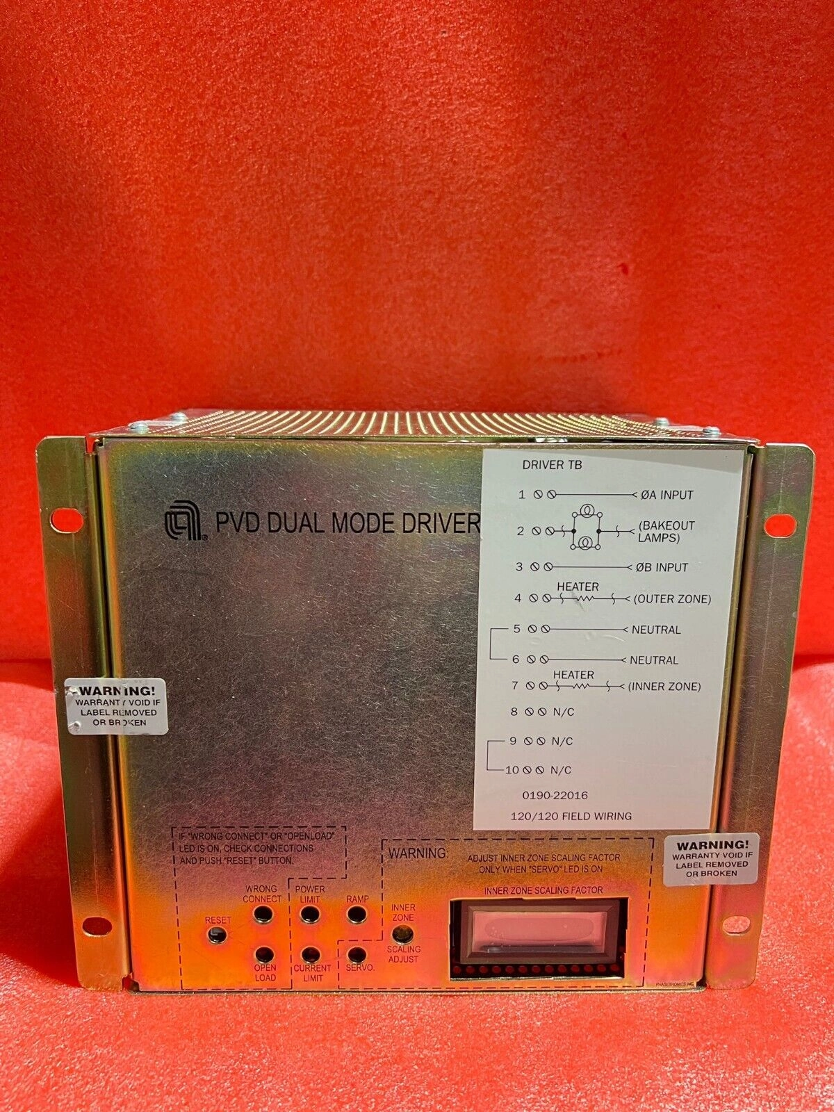 Applied Materials 0190-01485 DRIVER,PVD LAMPDUAL MODE HEATER 120120 AMAT