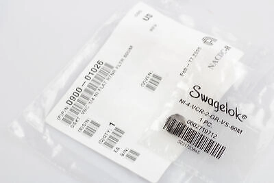 Applied Materials 0900-01026 Swagelok NI-4-VCR-2-GR-VS Nickel Unplated Gasket