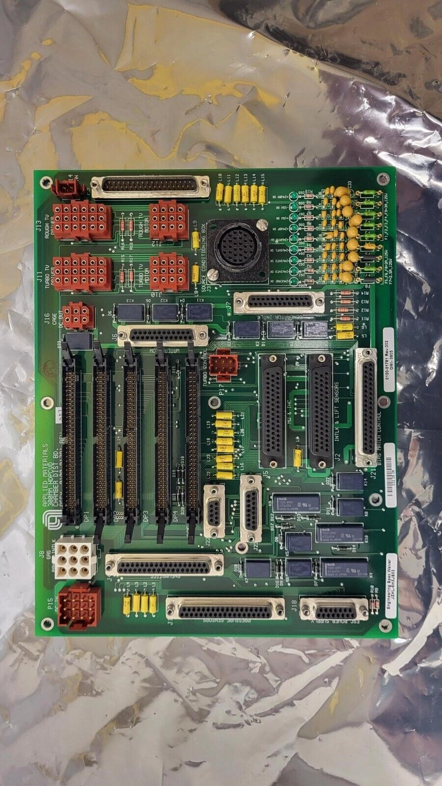 Applied Materials 300mm HDPCVD Chamber Dist Bd. AMAT 0100-01781