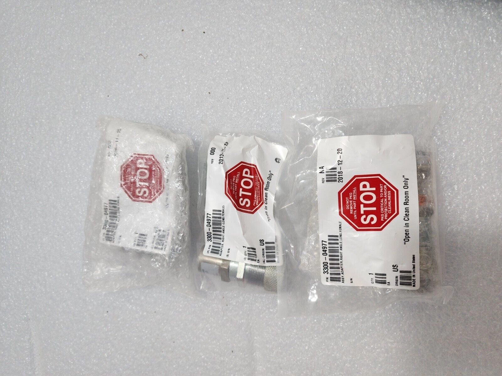 Applied Materials 3300-04977 CTI-CRYOGENICS 077-18 NMTB 260 PSIG Qty 3x