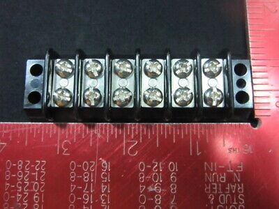 Applied Materials (AMAT) 1290-01186 TERM BLK 6P 2ROW 16-14AWG 250V 20A 7/16