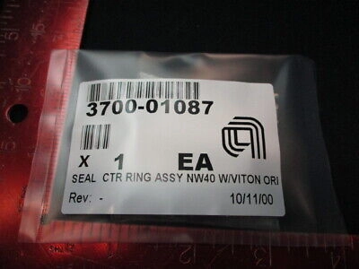 Applied Materials (AMAT) 3700-01087 SEAL CTR RING ASSY NW40 W/VITON ORING SST