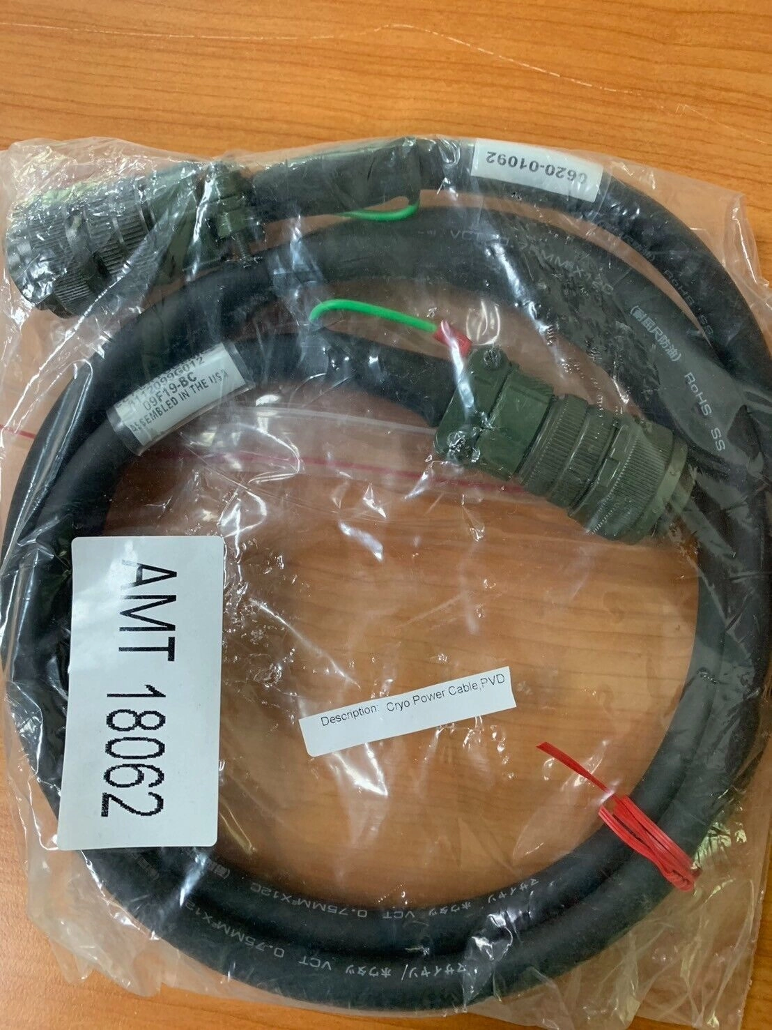 Applied Materials Cold Head Cable 0620-01092