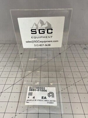 Applied Materials Washer Flat #6 0.375OD x 0.149ID x 0.031THK PN: 3880-01006