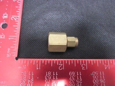 Applied Matl 3300-03481 HAM-LET 766L-1-8-X-NPT-1-4 FTG TBG CONN 14Tx14FNPT BRS