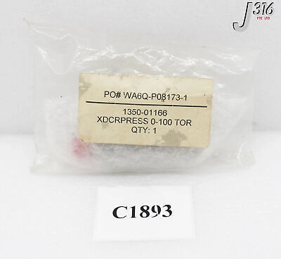 C1893 APPLIED MATERIALS XDCR PRESS 0-100TORR 1/4VCR-M 1% ACC (NEW) 1350-01166