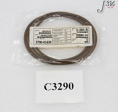 C3290 APPLIED MATERIALS O-RING, ID 14.984 C/S 0.139, VIT BROWN (NEW) 3700-01639