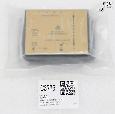 C3775 APPLIED MATERIALS ASSY, REMOTE ACCESS RELAY BOX (NEW) 0090-07580