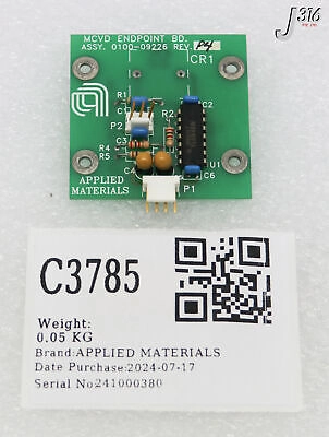 C3785 APPLIED MATERIALS PCB ASSY, MCVD ENDPOINT 0100-09226