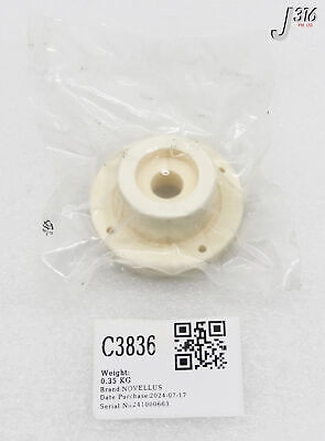 C3836 NOVELLUS CERAMIC INSULATOR GAS FEED (NEW) 15-00475-00