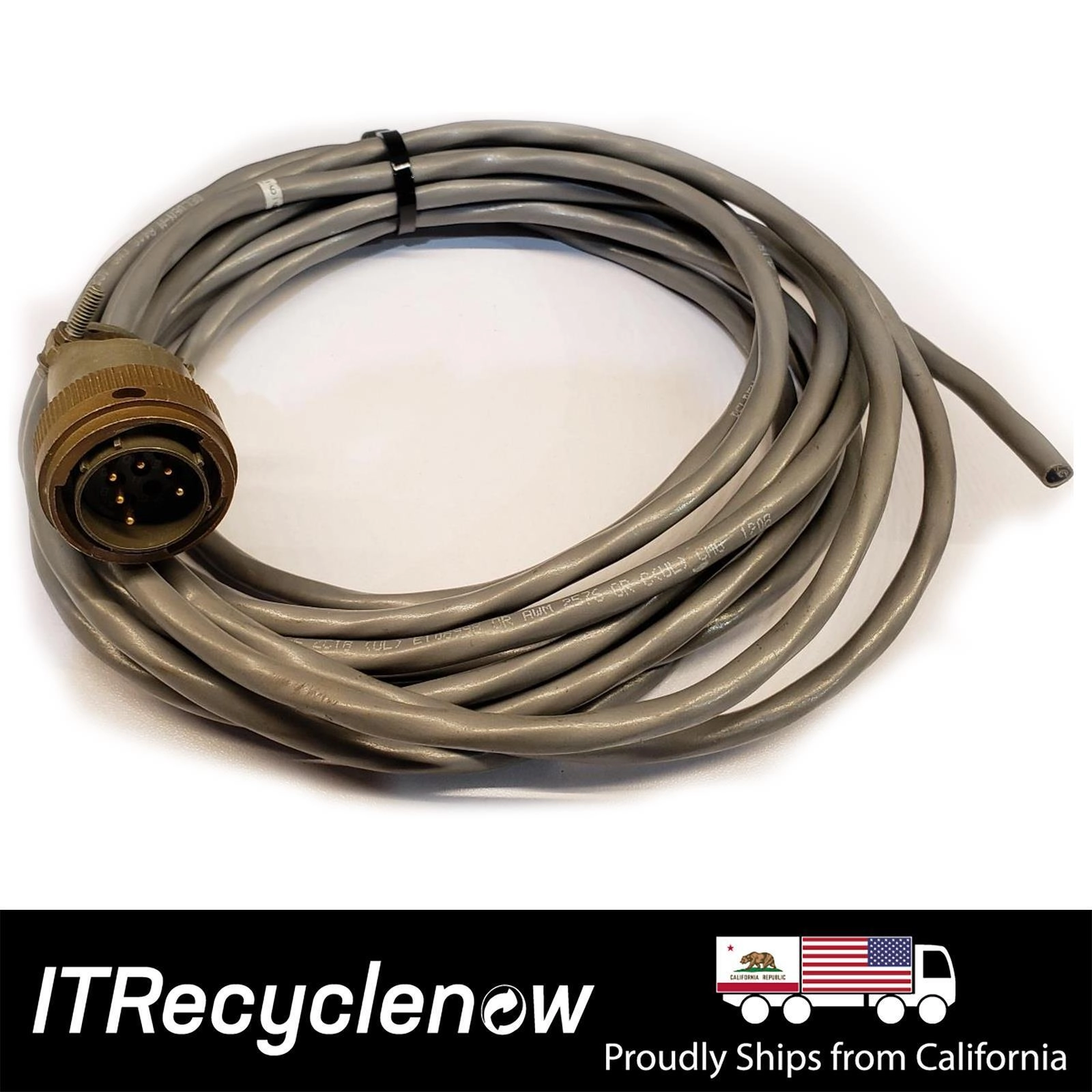 CTI-Cryogenics 8 Pin Male Cable Coupling approx. 16 inches Belden Power Cable