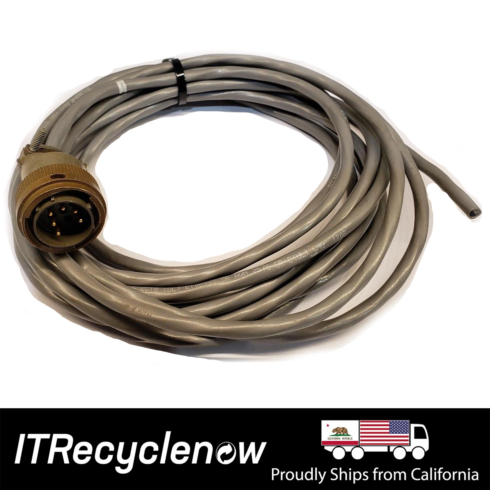 CTI-Cryogenics 8 Pin Male Cable Coupling approx. 16 inches Belden Power Cable