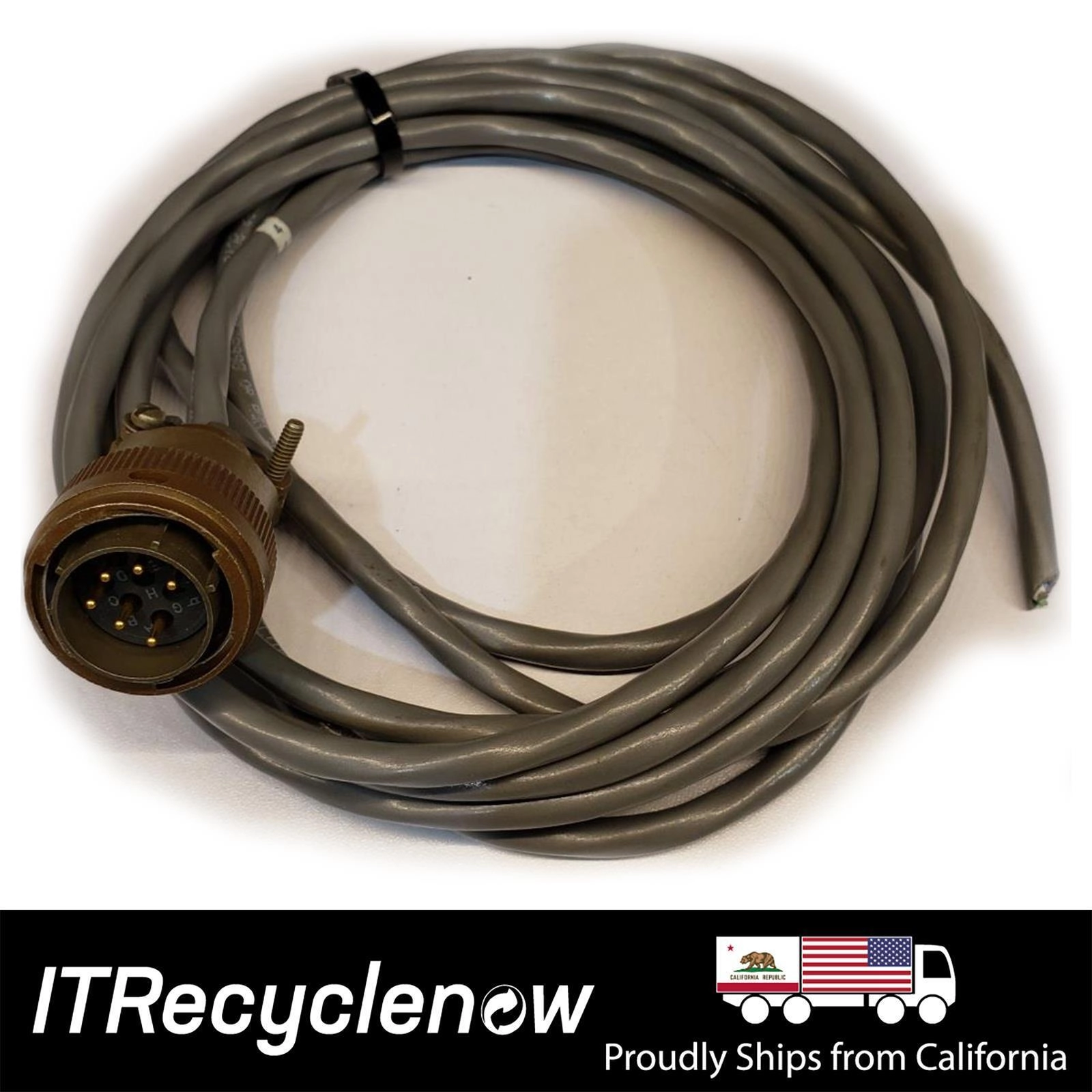 CTI-Cryogenics 8-Pin Male Coupling Belden Power Cable | Approx. 11 inches