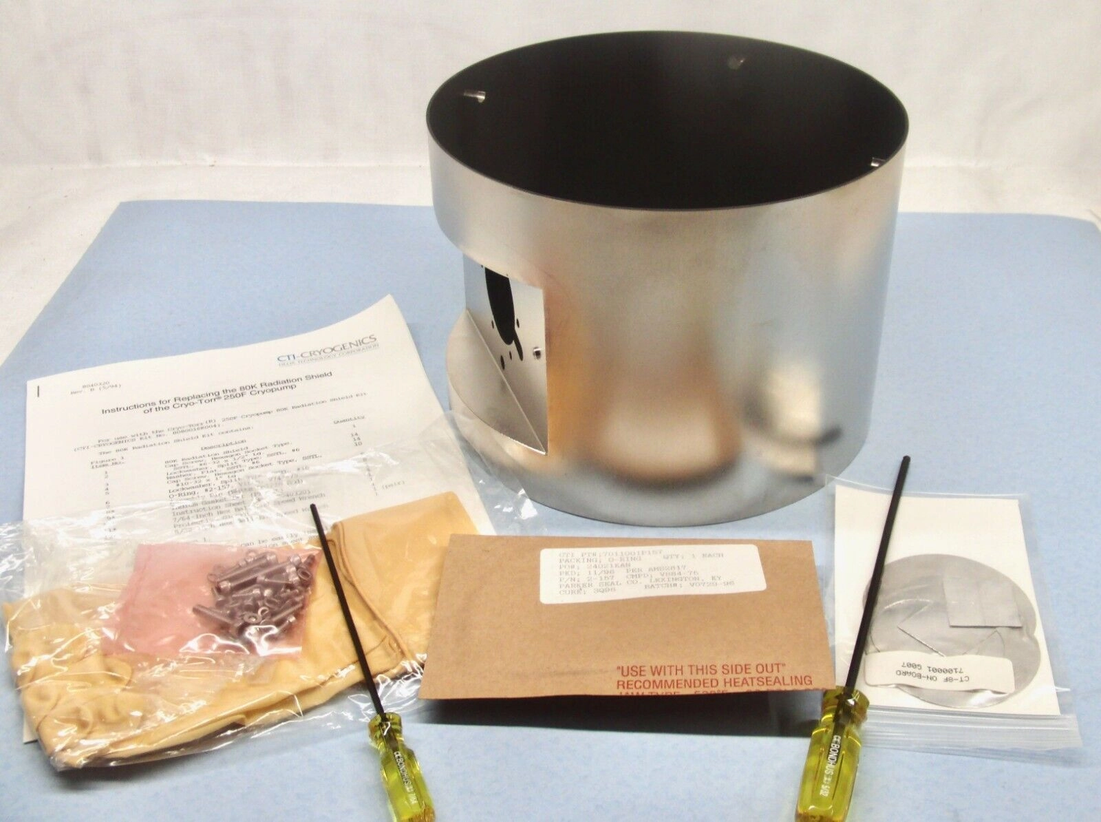 CTI Cryogenics 8080016K004 80K Radiation Shield Kit for CTI On Board 250F Cryos