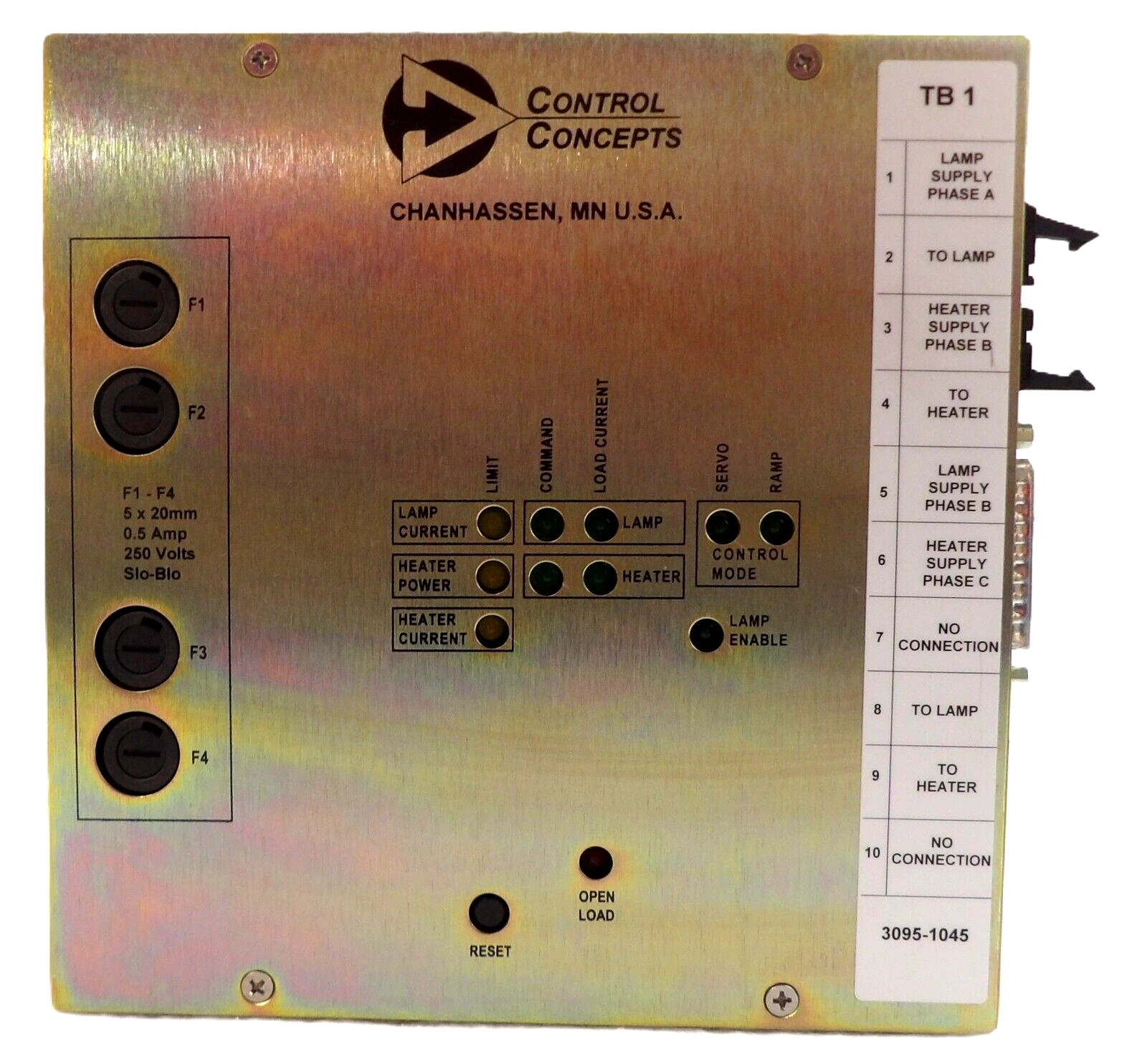 Control Concepts 3095-1045 SCR Power Controller AMAT 0500-00154 Working