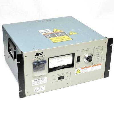 ENI OEM-12B3 1250 Watt RF Power Generator Applied AMAT 0920-01061 AS-IS No Power