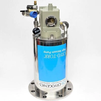 Helix CTI Cryogenics Cryo-Torr 8 Cryopump Cryogenic High Vacuum Pump CT8 CT-8