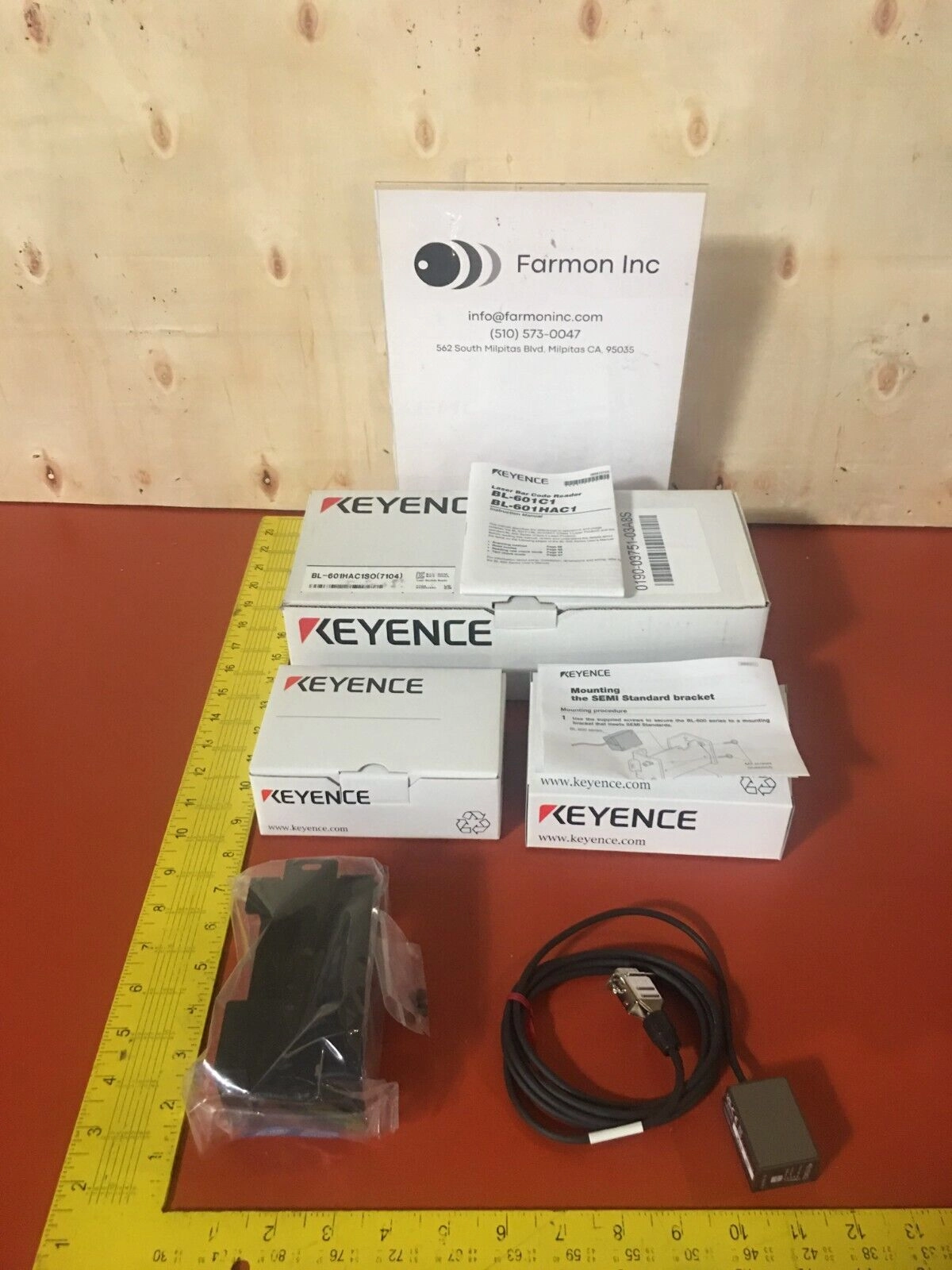 KEYENCE AMAT 0190-03751, BL-601HAC1 (7104) BL600 SERIES W/FLEX CBLE EFEM, 165006