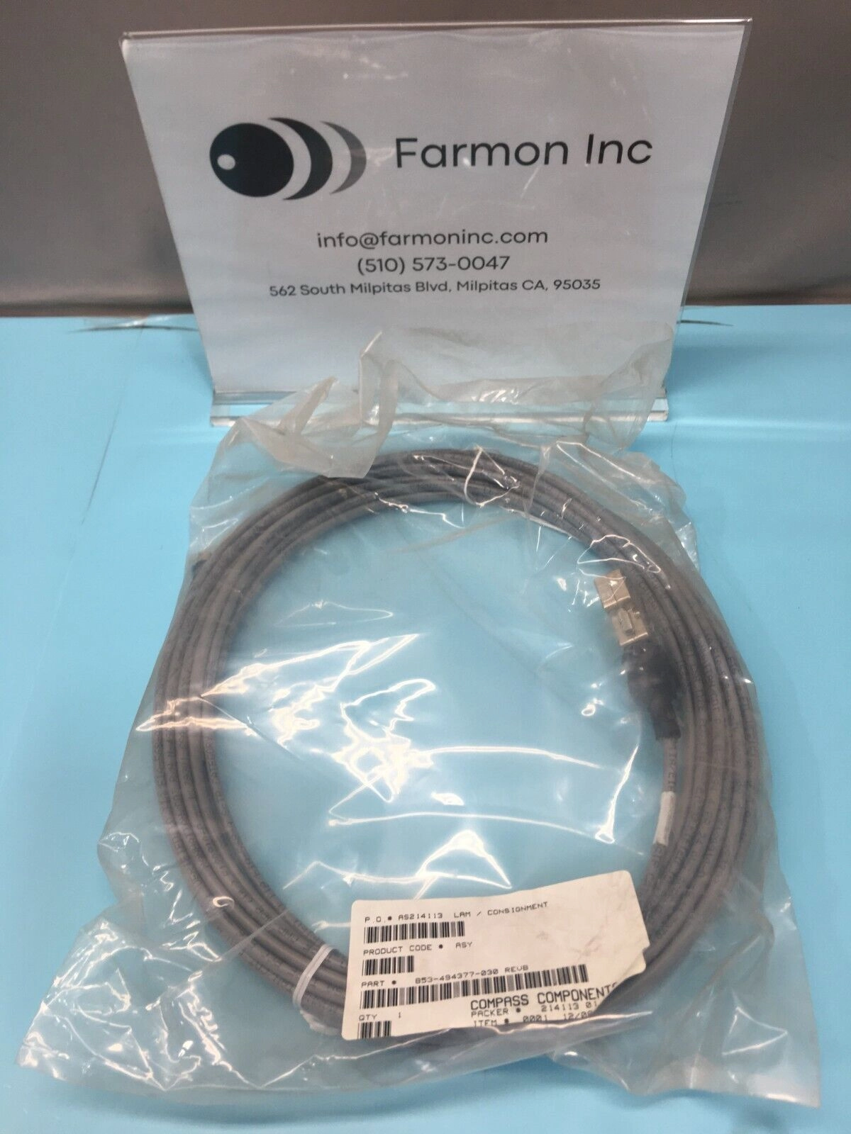 LAM Research 853-017817-030 Cable Assembly Rev E 30', 160698