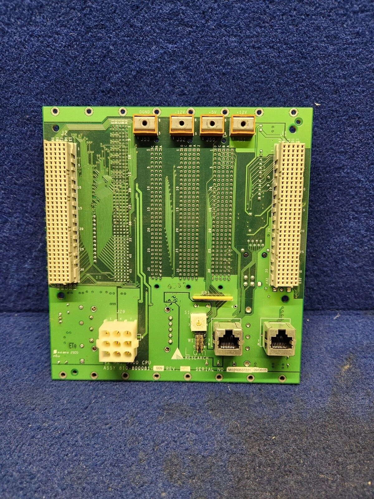 LAM Research P2 MB 5500 CPU Mother Board 810-800081-009