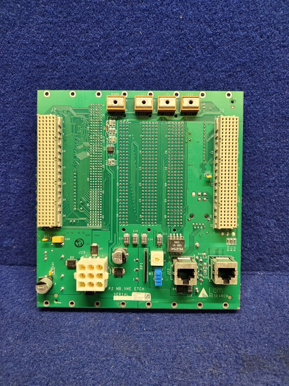 LAM Research P2 VME, ETCH Rev. C Mother Board 810-800081-017